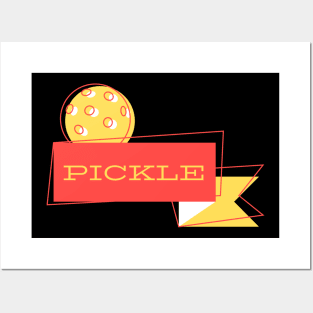 Funny Pickleball Posters and Art